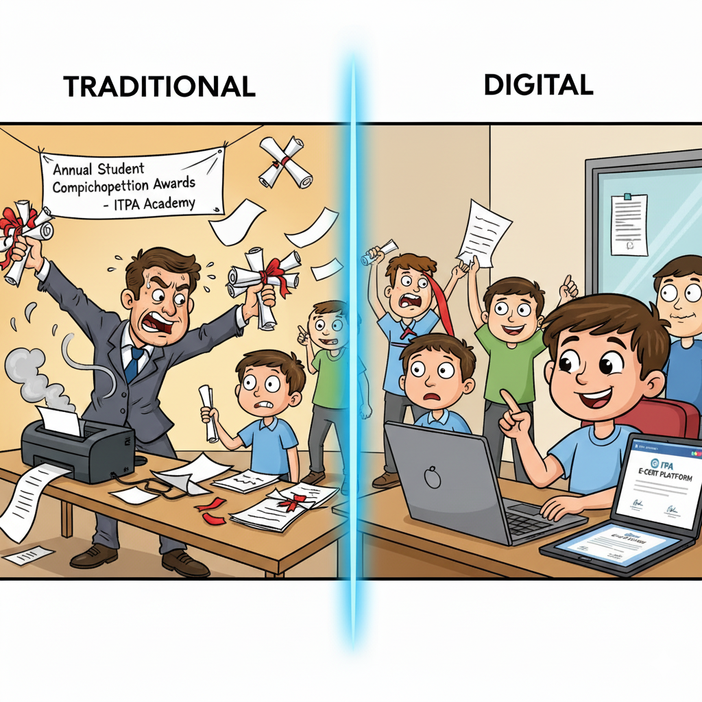 ITPA e-Certificate Platform Dashboard