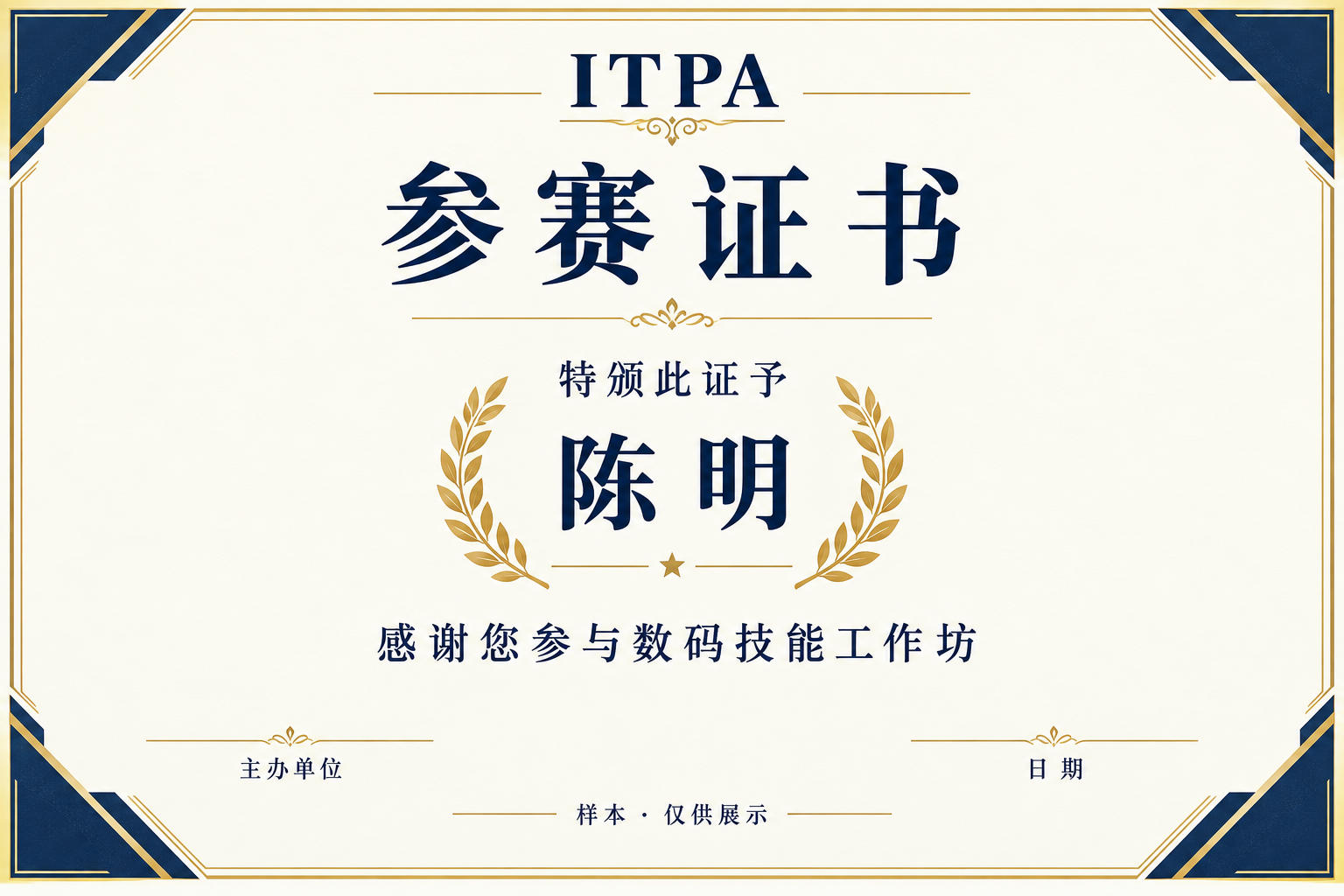 Chinese Digital Certificate Sample