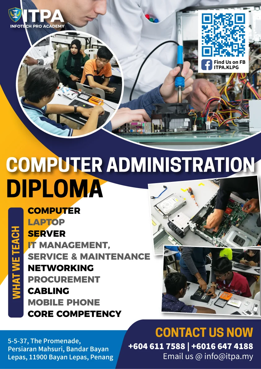 Computer systems administration training at ITPA
