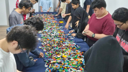 ITPA students working together during the 2026 building block car competition
