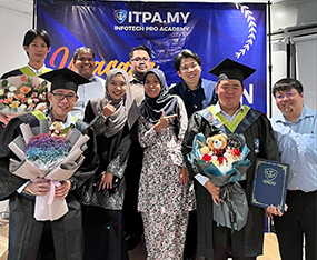ITPA student at the 2023 convocation ceremony