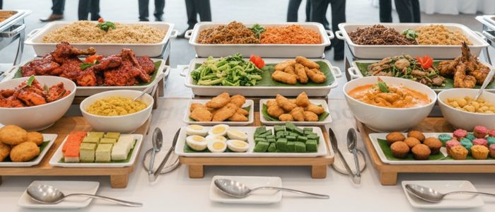 Mini buffet catering for an ITPA Kuala Lumpur event
