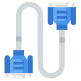 VGA and HDMI cables